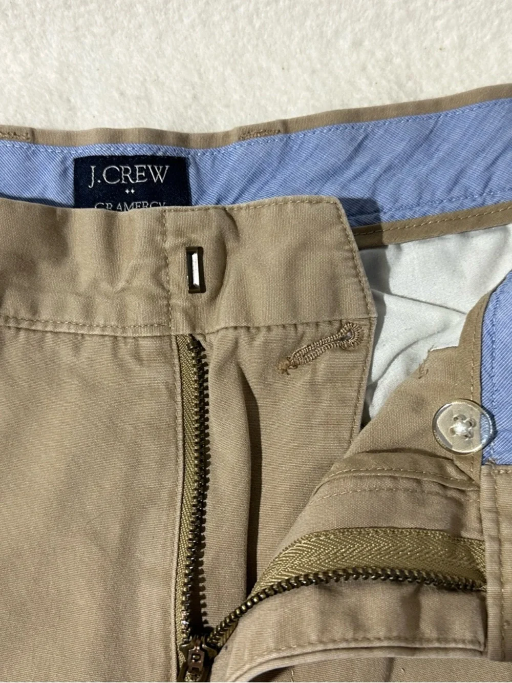 J. Crew Men's Khaki Shorts Grammercy Style Size 34 Waist Casual Preppy Outdoors